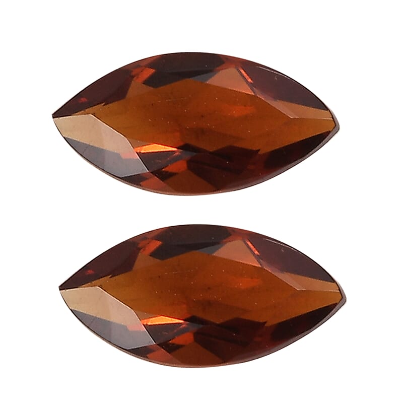Brazilian Cherry Citrine Set of 2 (Mrq 6x3 mm) 0.40 ctw Loose Gemstone