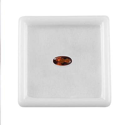 Brazilian Cherry Citrine (Oval 8x4 mm) 0.50 ctw