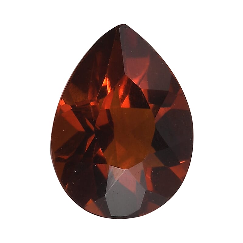 Brazilian Cherry Citrine (Pear 7x5 mm) 0.52 ctw Loose Gemstone