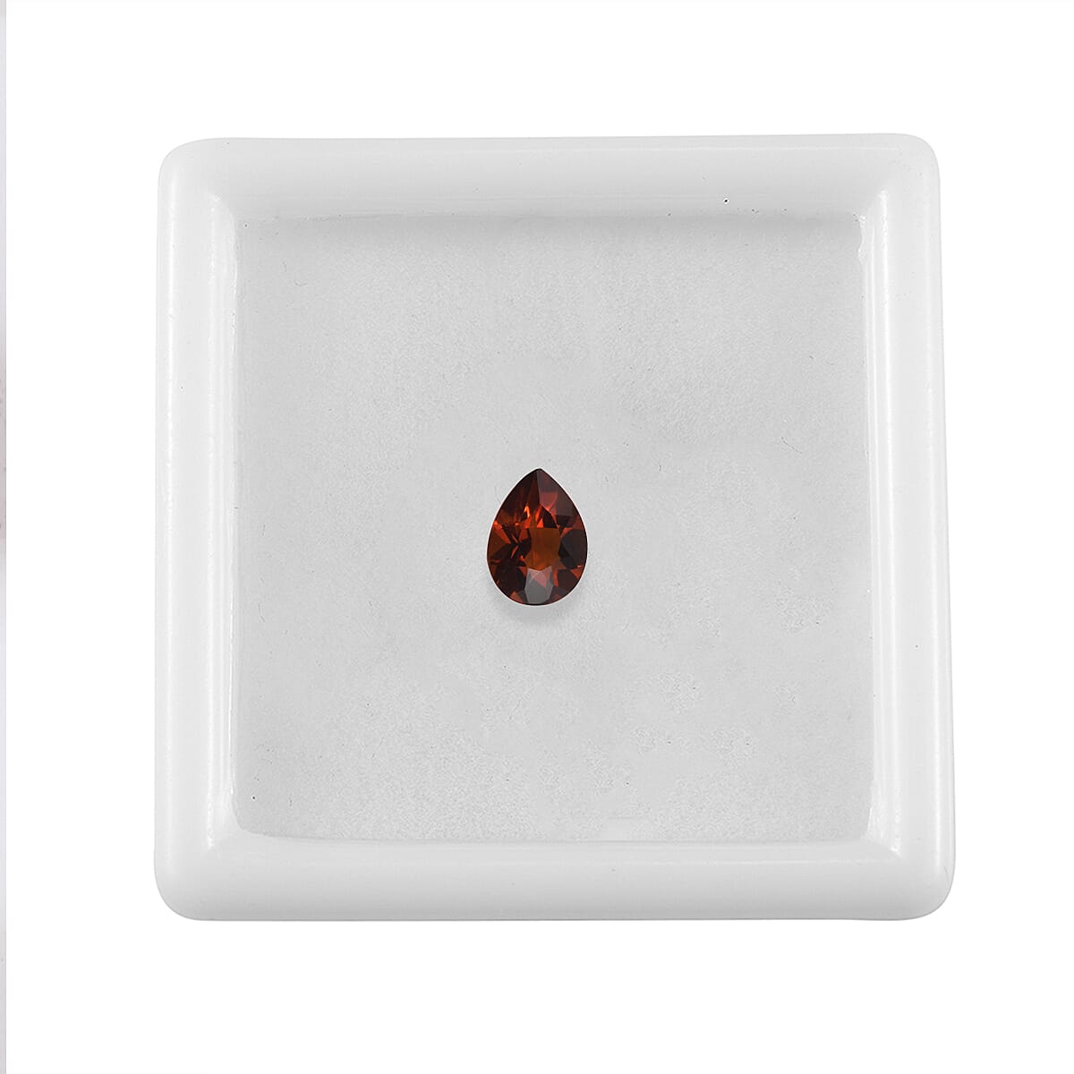 Brazilian Cherry Citrine (Pear 7x5 mm) 0.52 ctw Loose Gemstone