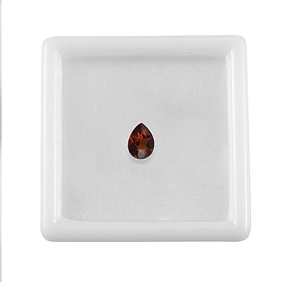 Brazilian Cherry Citrine (Pear 7x5 mm) 0.52 ctw Loose Gemstone