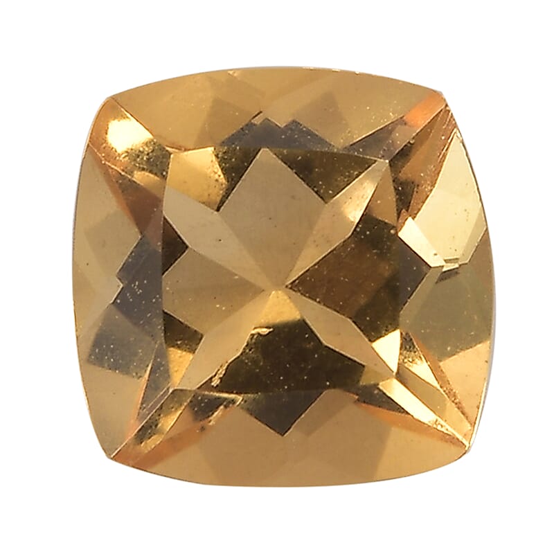 AA Brazilian Citrine (Cush 5x5 mm) 0.55 ctw Loose Gemstone