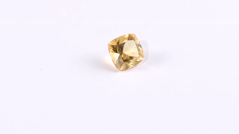 AA Brazilian Citrine (Cush 5x5 mm) 0.55 ctw Loose Gemstone