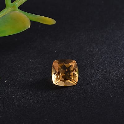 AA Brazilian Citrine (Cush 5x5 mm) 0.55 ctw Loose Gemstone