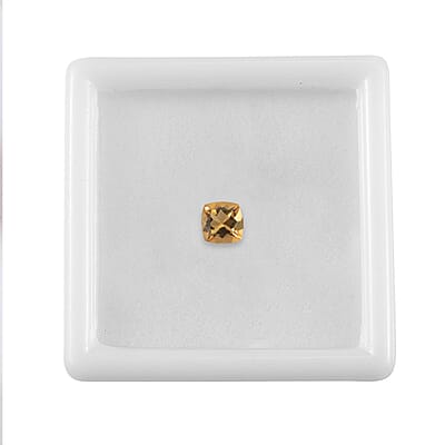AA Brazilian Citrine (Cush 5x5 mm) 0.55 ctw Loose Gemstone