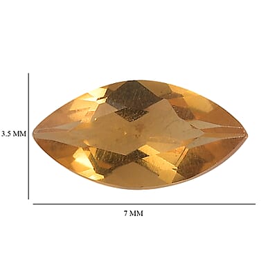 AA Brazilian Citrine (Mrq 7x3.5 mm) 0.57 ctw Loose Gemstone