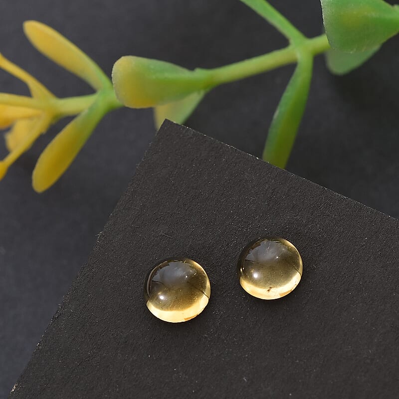 Brazilian Citrine (Rnd 5 mm) 0.96 ctw Loose Gemstone