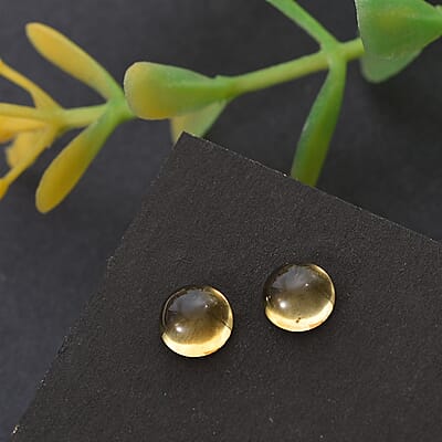 Brazilian Citrine (Rnd 5 mm) 0.96 ctw Loose Gemstone