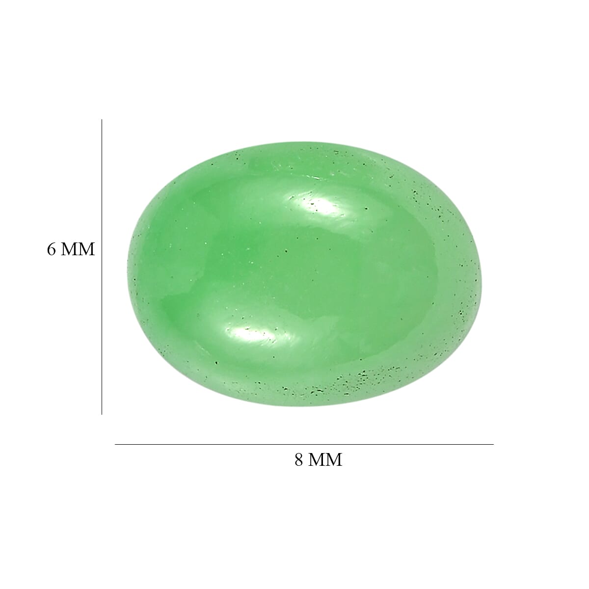 AA Green Jade (D) Set of 2 (Ovl 8x6 mm) 2.64 ctw Loose Gemstone