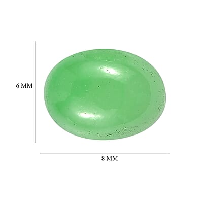 AA Green Jade (D) Set of 2 (Ovl 8x6 mm) 2.64 ctw Loose Gemstone