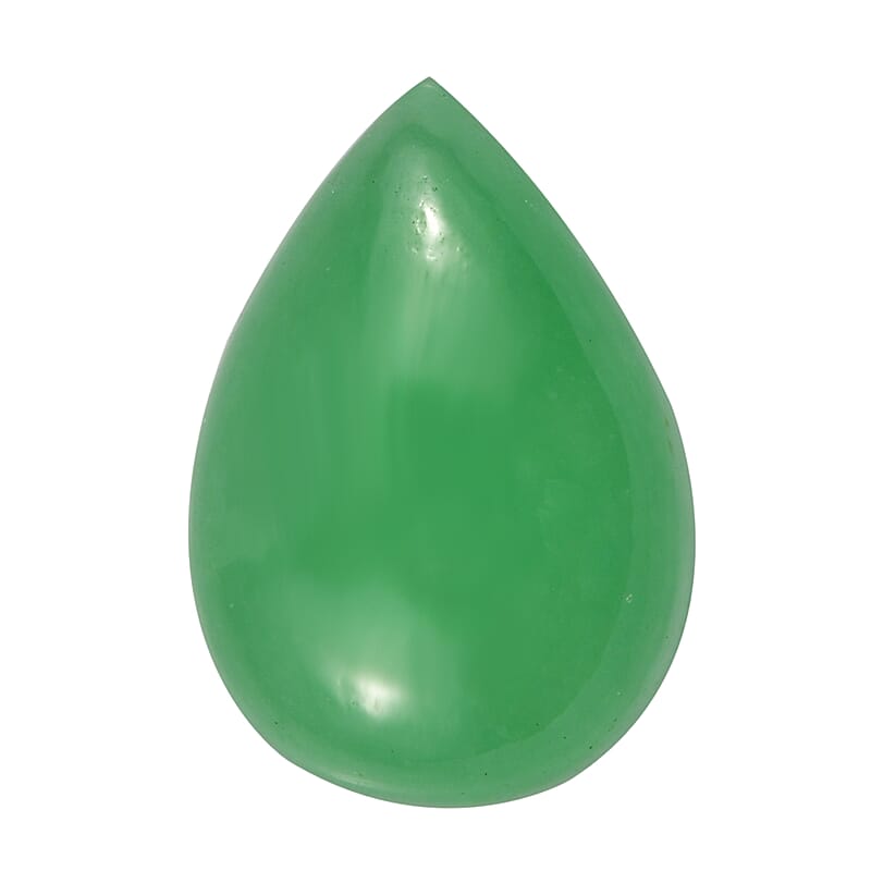 Green Jade (D) (Pear 10x7 mm) 1.75 ctw Loose Gemstone