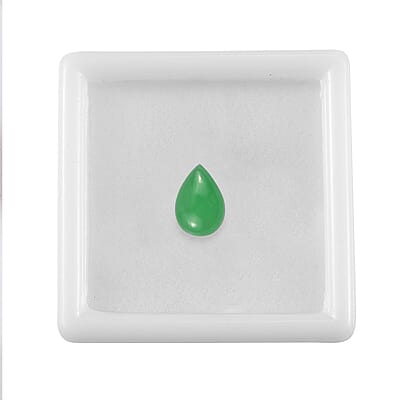 Green Jade (D) (Pear 10x7 mm) 1.75 ctw Loose Gemstone