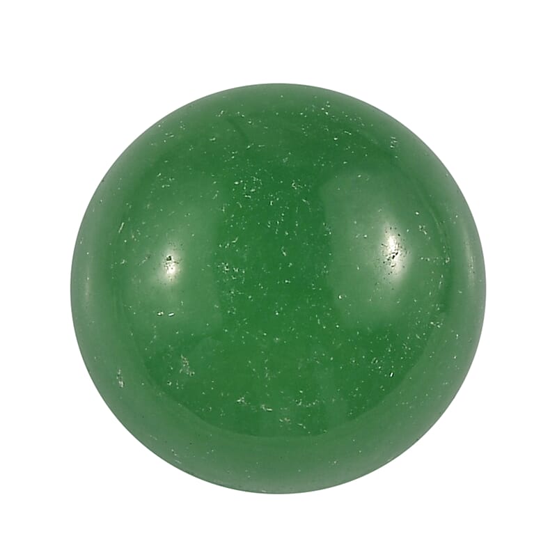 Green Jade (D) (Rnd 10 mm) 4.43 ctw Loose Gemstone