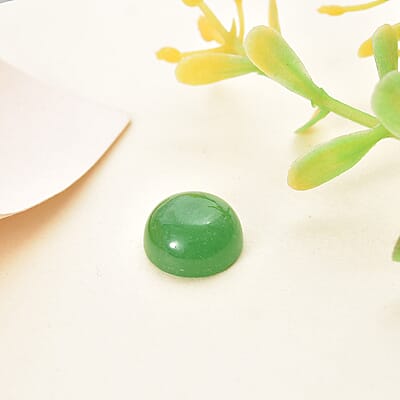Green Jade (D) (Rnd 10 mm) 4.43 ctw Loose Gemstone