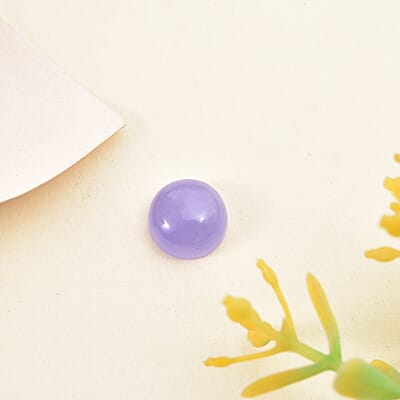 Purple Jade (Rnd 8 mm) 1.86 ctw Loose Gemstone