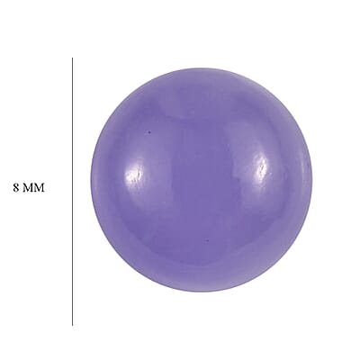 Purple Jade (Rnd 8 mm) 1.86 ctw Loose Gemstone