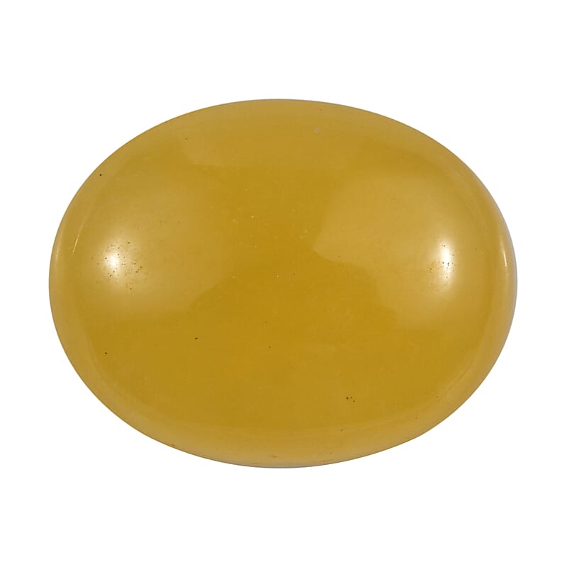 Yellow Jade (Ovl 9x7 mm) 2.31 ctw Loose Gemstone