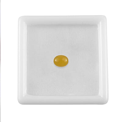 Yellow Jade (Ovl 9x7 mm) 2.31 ctw Loose Gemstone