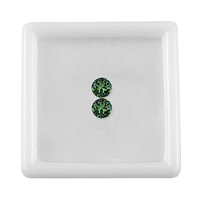 Erinite Crystal by Swarovski Set of 2 (Rnd 5.3 mm) 0.86 ctw Loose Gemstone