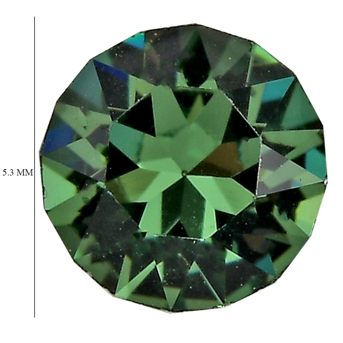 Erinite Crystal by Swarovski Set of 2 (Rnd 5.3 mm) 0.86 ctw Loose Gemstone