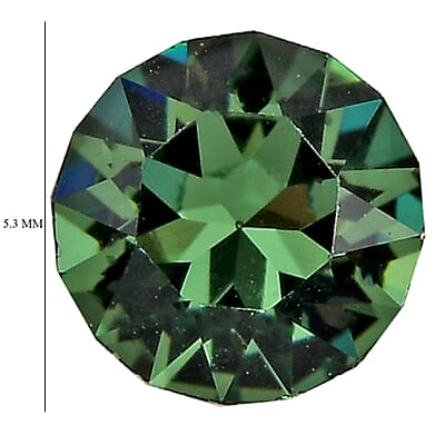 Erinite Crystal by Swarovski Set of 2 (Rnd 5.3 mm) 0.86 ctw Loose Gemstone