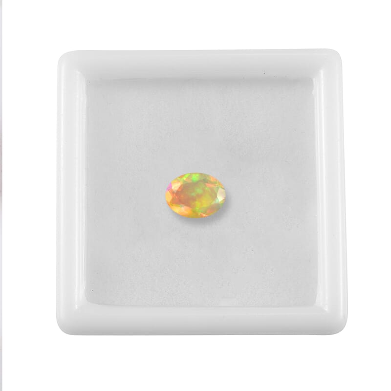 Ethiopian Welo Opal (Ovl 8x6 mm) 0.65 ctw Loose Gemstone