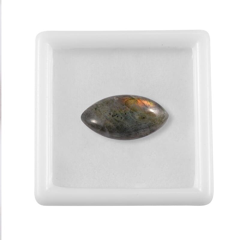 Madagascar Fire Labradorite (Mrq 20x10 mm) 8.09 ctw Loose Gemstone