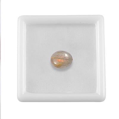 Madagascar Fire Labradorite (Ovl 10x8 mm) 2.60 ctw Loose Gemstone