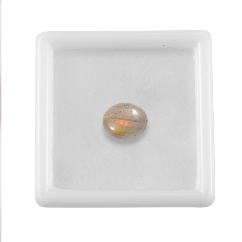 Madagascar Fire Labradorite (Ovl 10x8 mm) 2.60 ctw Loose Gemstone
