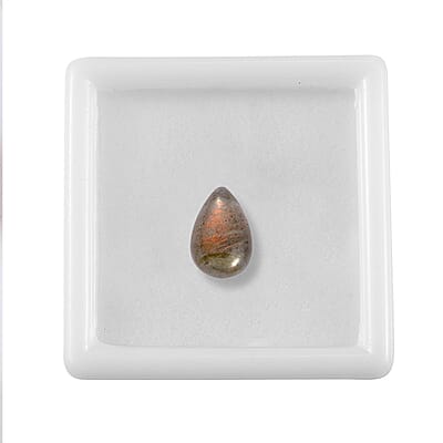 Madagascar Fire Labradorite (Pear 12x8 mm) 3.03 ctw Loose Gemstone