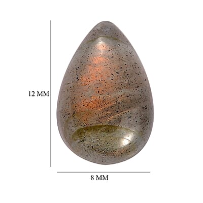 Madagascar Fire Labradorite (Pear 12x8 mm) 3.03 ctw Loose Gemstone