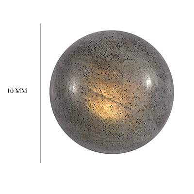 Madagascar Fire Labradorite (Rnd 10 mm) 4.12 ctw Loose Gemstone