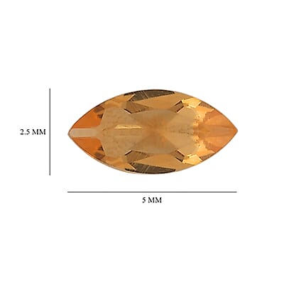 Fire Opal Set of 2 (Mrq 5x2.5 mm) 0.13 ctw Loose Gemstone