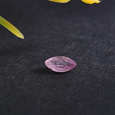 Ilakaka Hot Pink Sapphire (FF) (Mrq 5x2.5 mm) 0.20 ctw Loose Gemstone