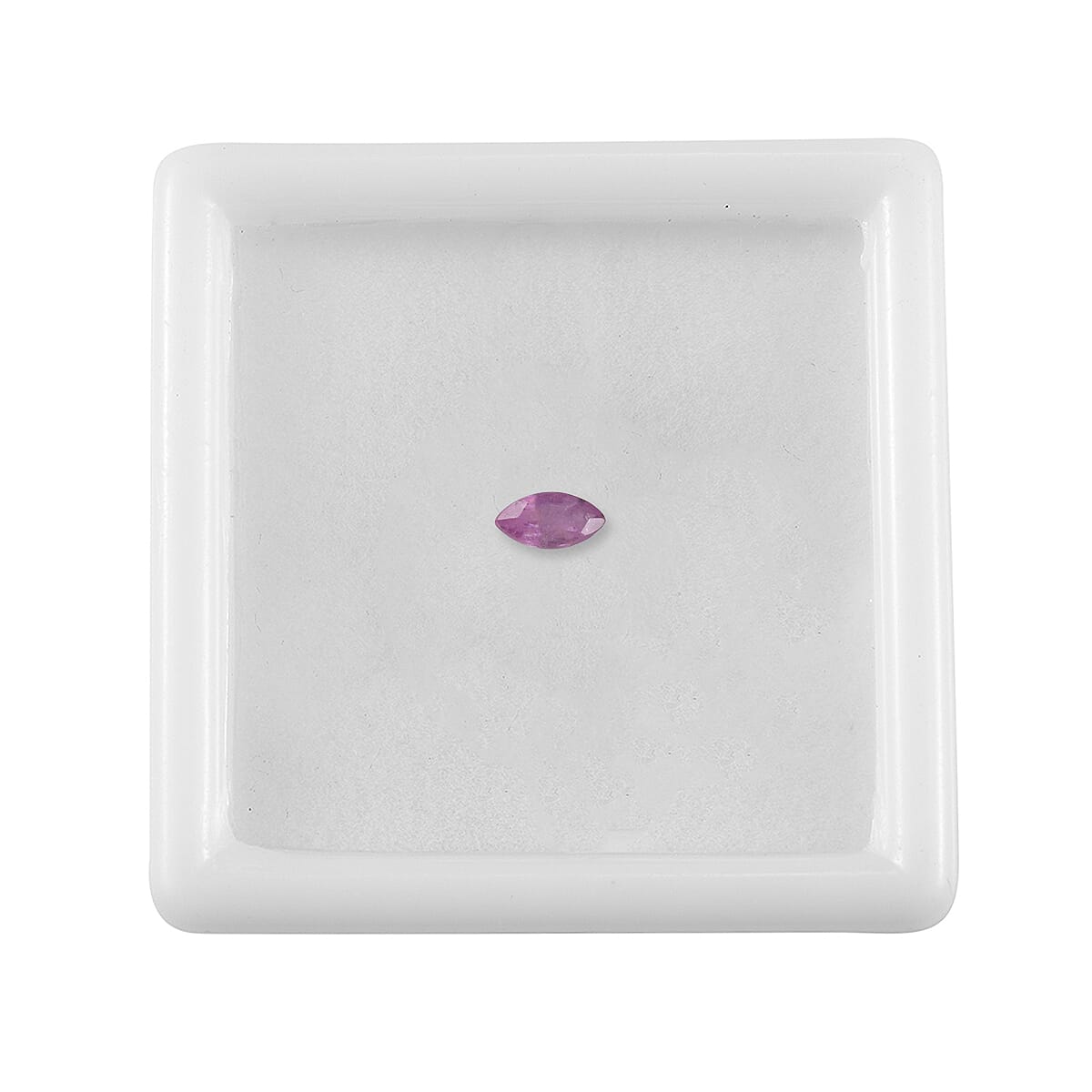 Ilakaka Hot Pink Sapphire (FF) (Mrq 5x2.5 mm) 0.20 ctw Loose Gemstone image number 3