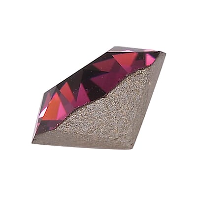 Foilback Amethyst Crystal by Swarovski Set of 2 (Rnd 5.3 mm) 0.81 ctw Loose Gemstone