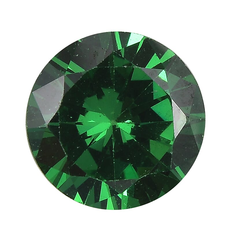 Simulated Green Diamond (Rnd 7 mm) 2.07 ctw Loose Gemstone