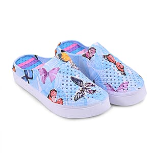 Blue Butterfly Eva Clog (Size 7)