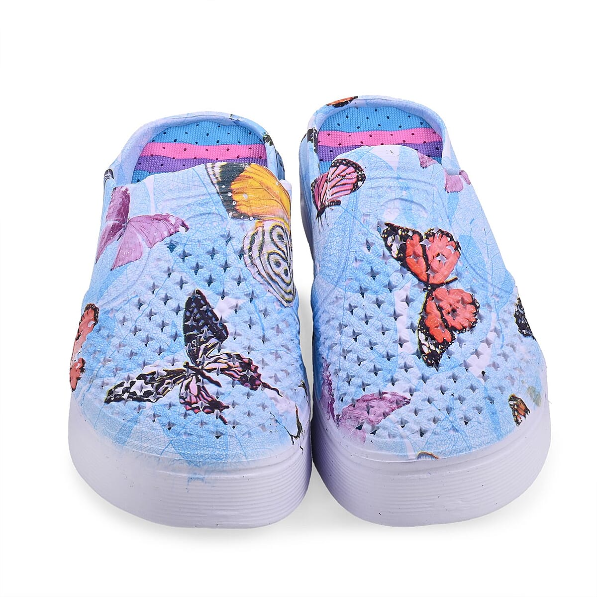 Blue Butterfly Eva Clog (Size 8) image number 2
