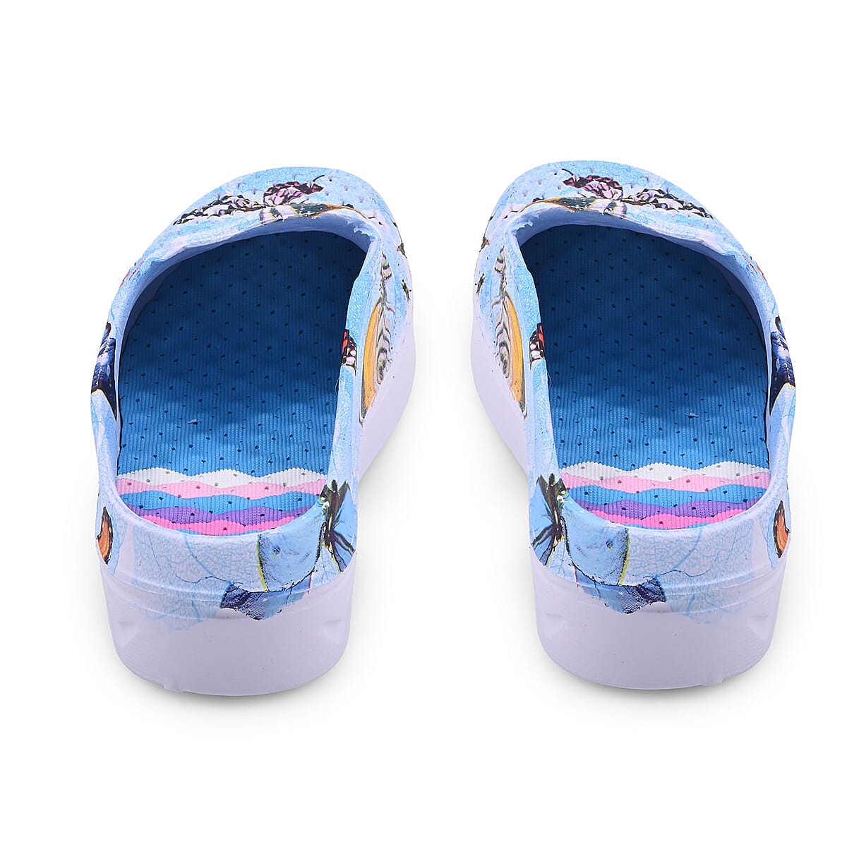 Blue Butterfly Eva Clog (Size 11) image number 3