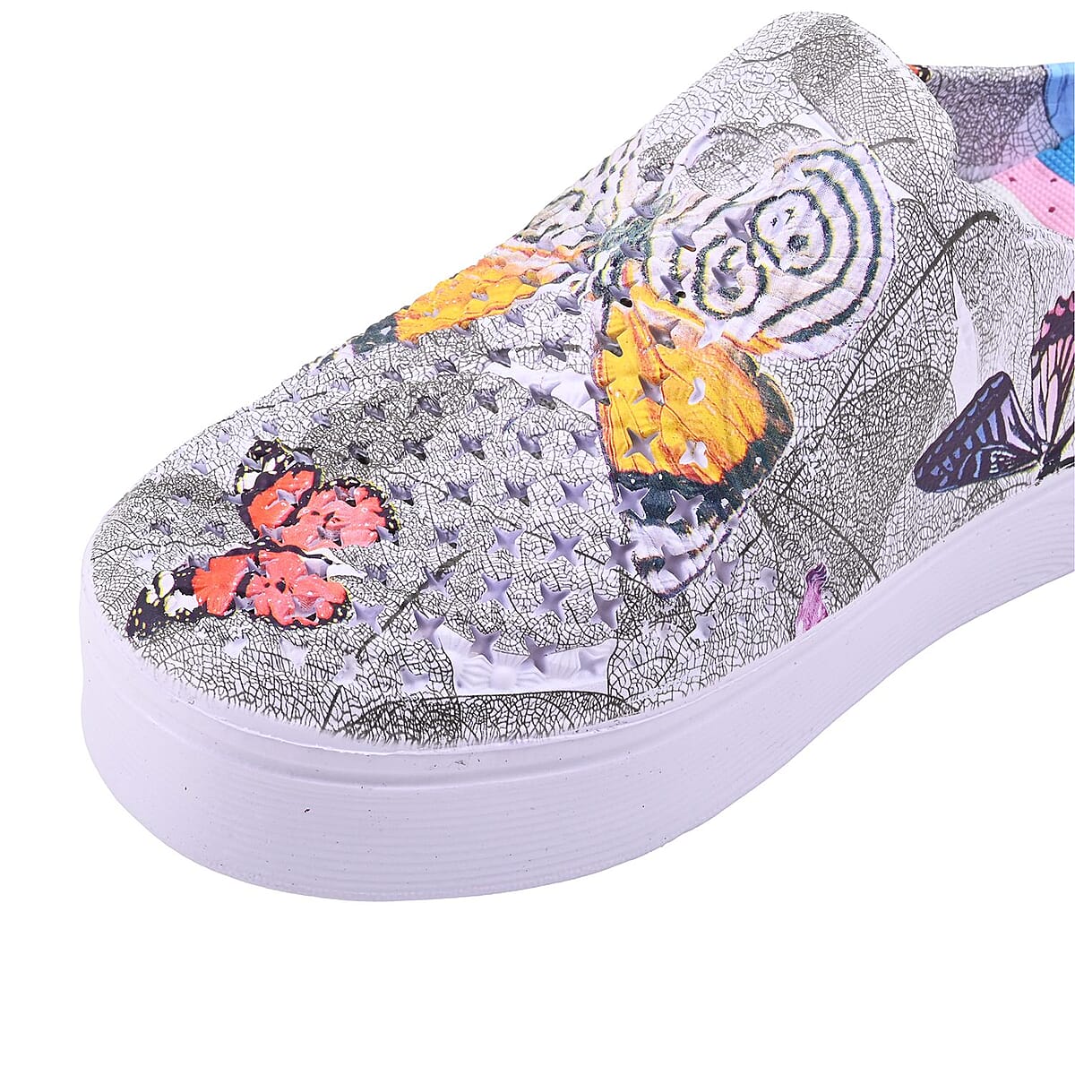 Grey Butterfly Eva Clog (Size 8) image number 3