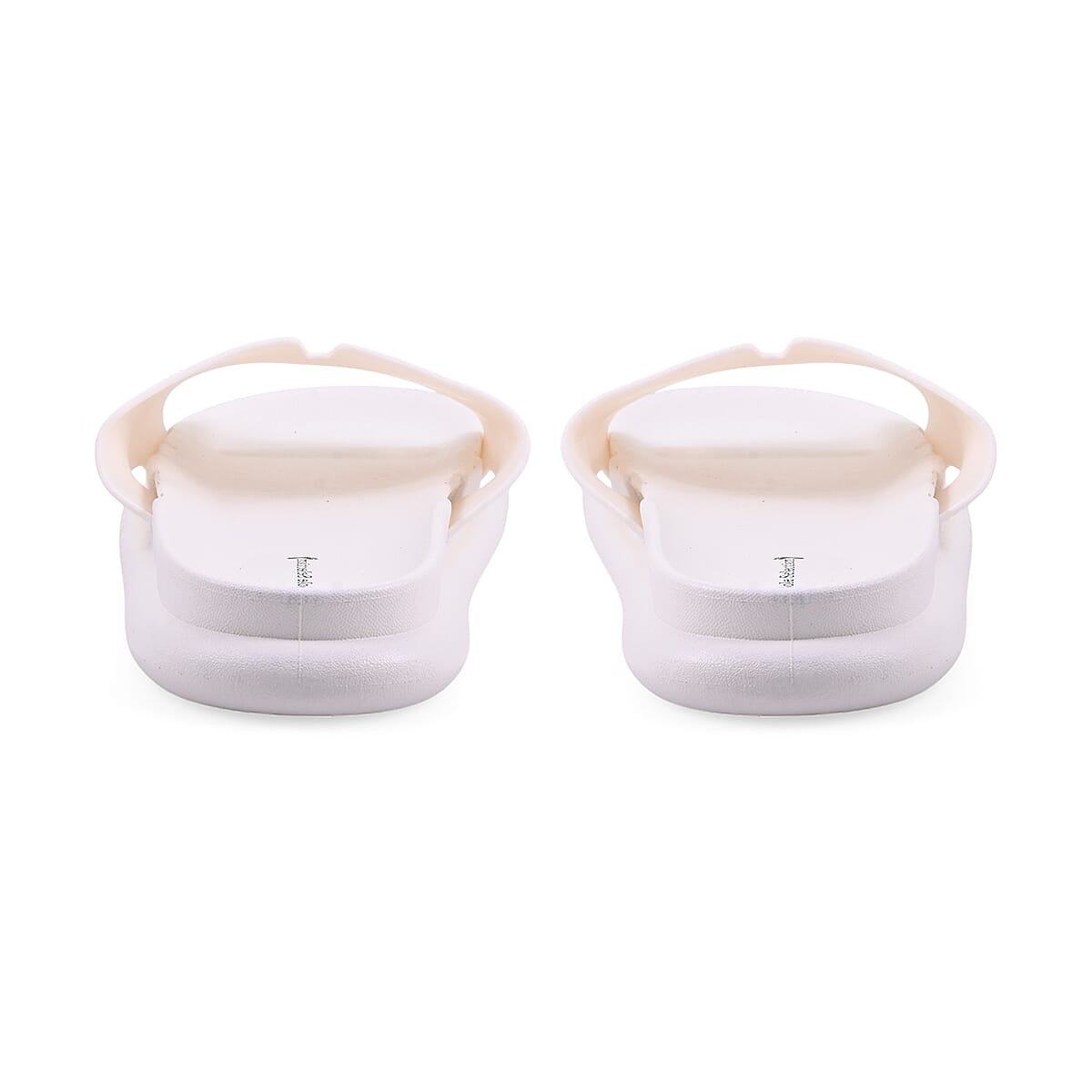 SOLE SELECTIONS White EVA Faux Embossed PU Slide - S image number 2