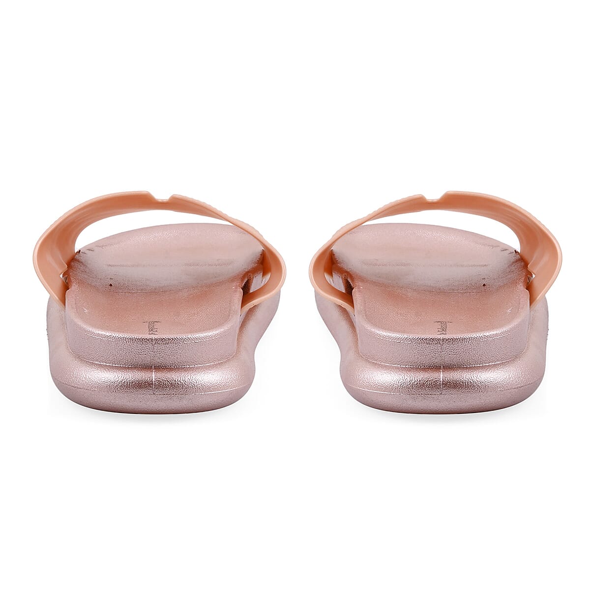 SOLE SELECTIONS Light Rose EVA Faux Embossed PU Slide - M image number 2