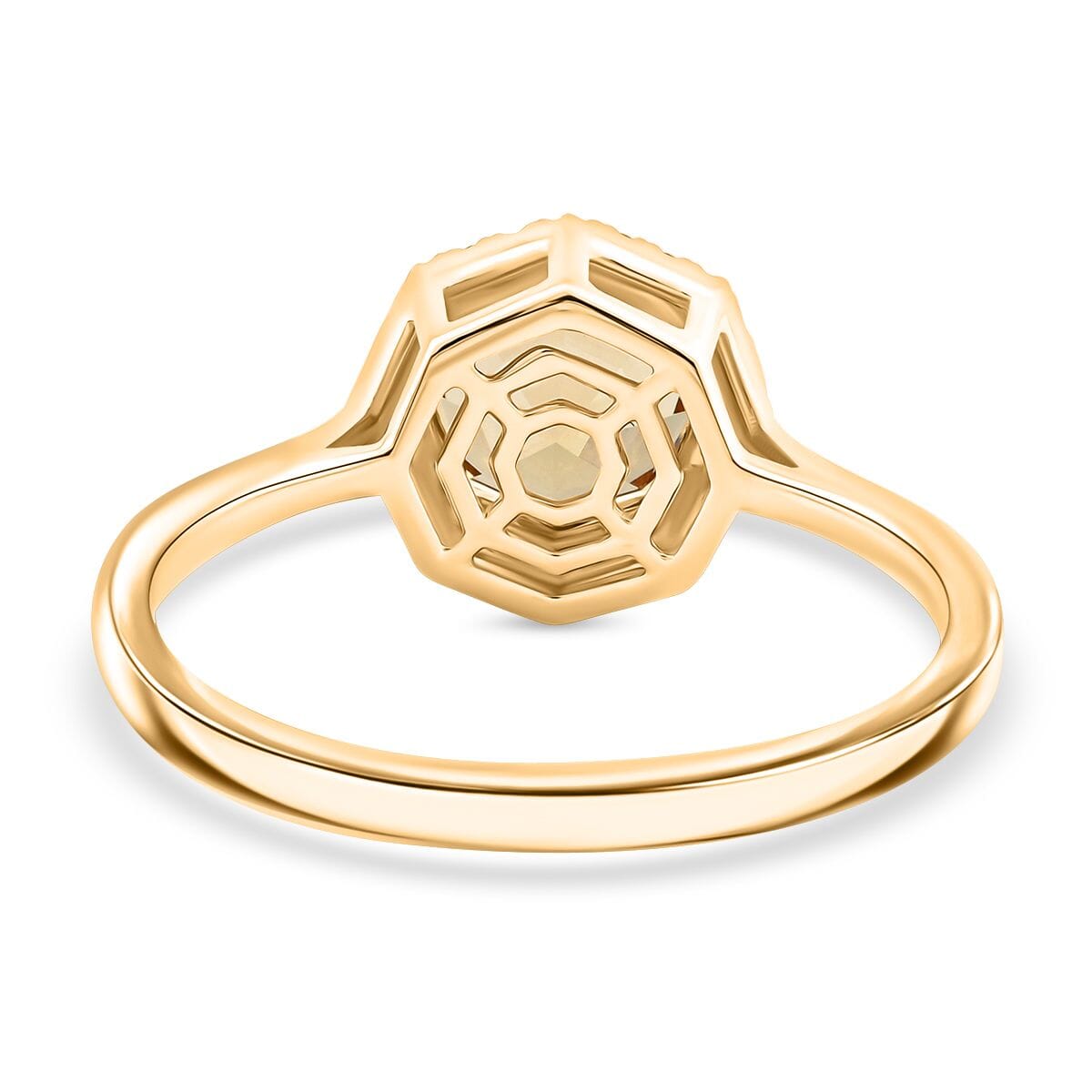 Certified & Appraised Luxoro AAA Turkizite and G-H I2 Diamond 2.60 ctw Ring in 10K Yellow Gold (Size 8.0) image number 4