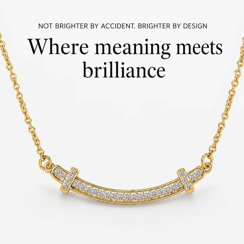 Luxuriant Lab Grown Diamond SI 0.30 ctw Necklace in 18K Vermeil Yellow Gold Over Sterling Silver 18 Inches