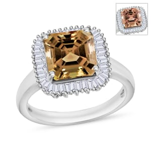 Rhapsody AAAA Turkizite and E-F VS2 Diamond 2.85 ctw Ring in 950 Platinum (Size 10.0)