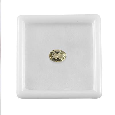 Green Gold Quartz (Oval 8x6 mm) 1.03 ctw Loose Gemstone