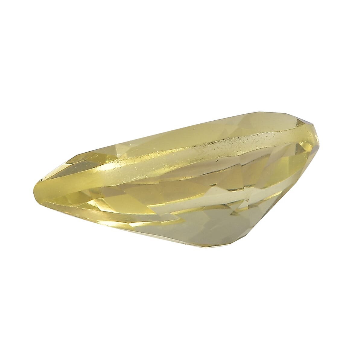 Green Gold Quartz (Pear 12x8 mm) 2.19 ctw Loose Gemstone