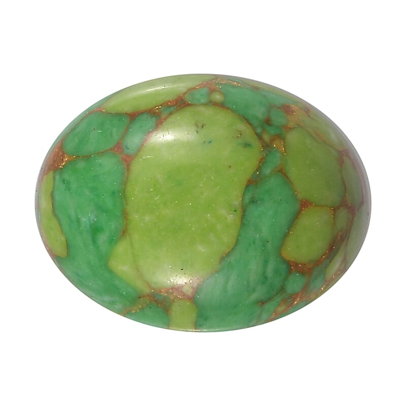 Mojave Green Turquoise (Ovl 10x8 mm) 2.31 ctw Loose Gemstone