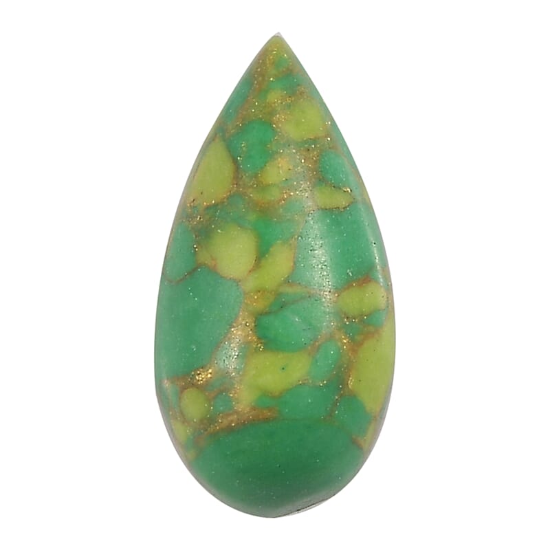 Mojave Green Turquoise (Pear 8x4 mm) 0.62 ctw Loose Gemstone